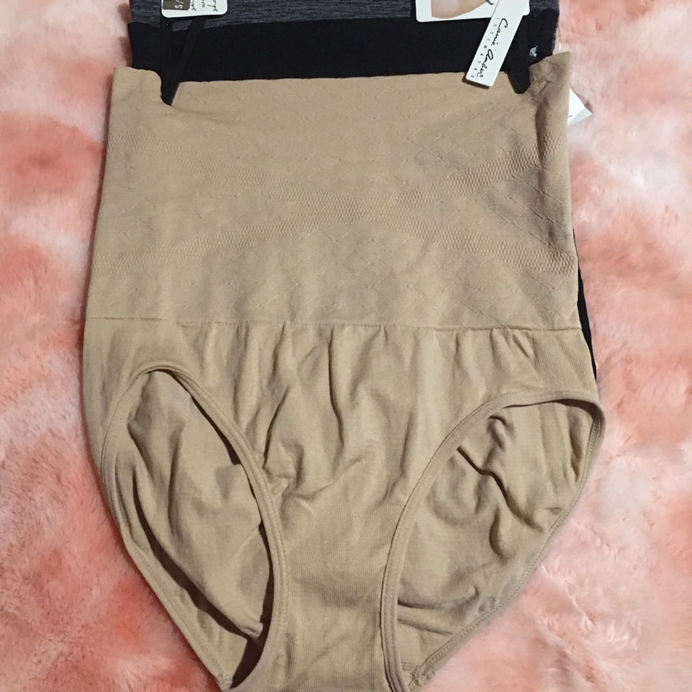 Carrie Amber Intimates 3 waist shaping briefs size S/M